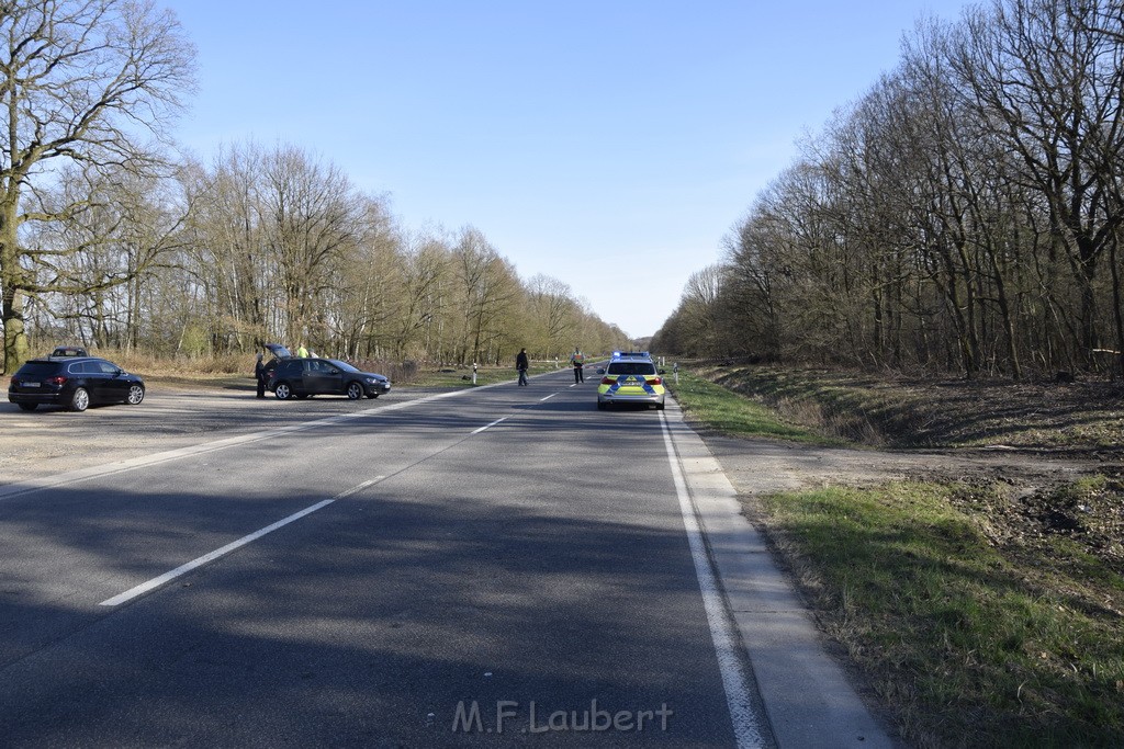 Schwerer VU Krad Fahrrad Koeln Porz Alte Koelnerstr P139.JPG - Miklos Laubert